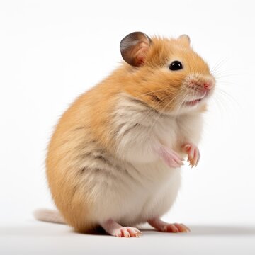 "Hamsters Up Close: A Detailed Glimpse into Their Lives" Generativ ai.