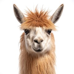 "Quirky and Adorable: The Personality of a Llama in a Portrait" Generativ ai.