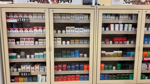 Food Lion grocery store Cigarette case and prices