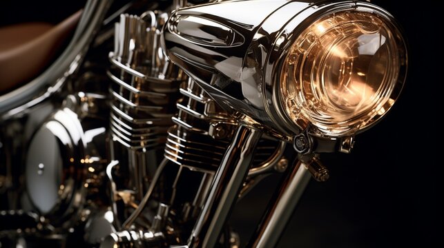 The brilliance of high-end bikes - explore the intricacies of their lighting up close