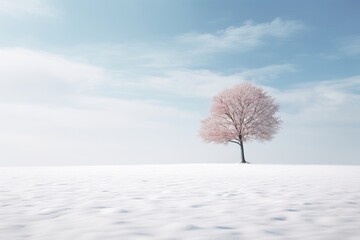 Fototapeta na wymiar Winter landscape. Generativ ai.