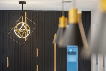 a close up of a light fixture