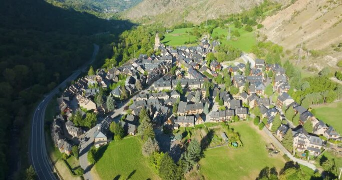 Garos Lleida in the Aran Valley, Catalonia in Spain