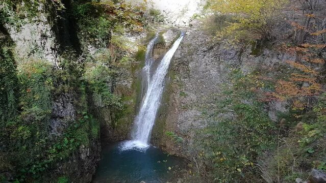 Waterfall Jasenica, Vlasic Mountain, Bosnia and Herzegovina - (4K)