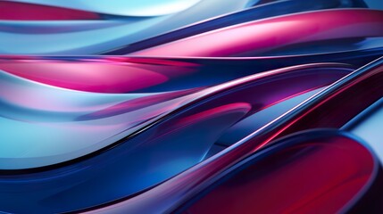 Fototapeta premium creative wave and swirl background, glowing design pattern, wavy elegant and futuristic wallpaper, in style of purple, pink and blue