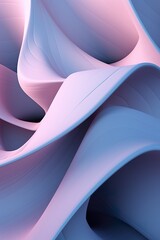 creative wave and swirl background, pastel pink and  purple design pattern with blue elements, wavy elegant and futuristic wallpaper