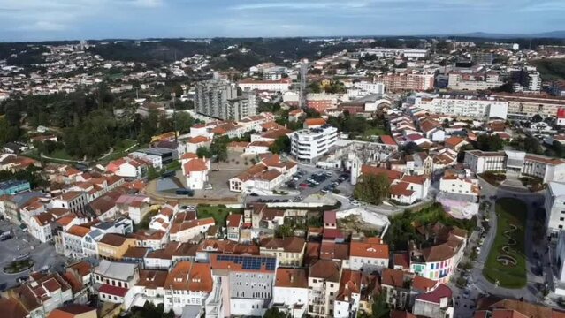 view of the old town of agueda 