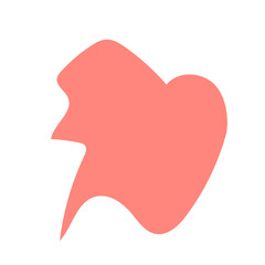 Red green abstract shapes 