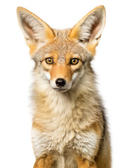 Fototapeta premium Jackal Studio Shot Isolated on Clear White Background, Generative AI