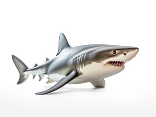 Obraz premium Shark Studio Shot Isolated on Clear White Background, Generative AI