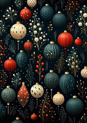 Christmas card 3d illustration background banner, holiday festive season