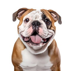 Obraz premium Bulldog on transparent background