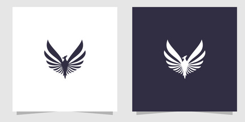 phoenix logo design vector
