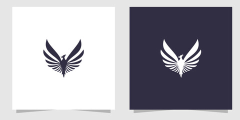 Fototapeta na wymiar phoenix logo design vector