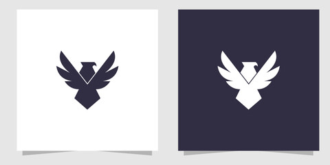 eagle logo design vector