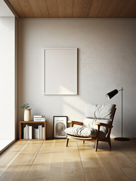 A Photo of a Minimalist’s Living Space With One Magazine Out of Place