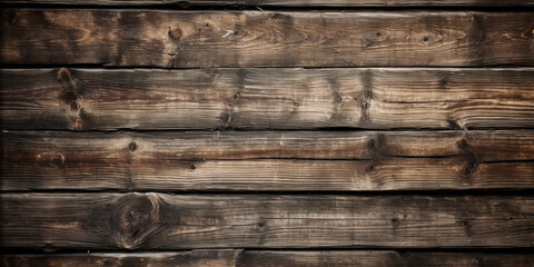 Old wood planks texture background, dark vintage wall in barn. Rough weathered wooden boards. Theme of rustic design, nature, wallpaper, woodgrain, dry
