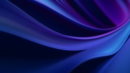 Abstract matte and minimalist shape form with smooth shape in the dark background