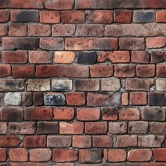 Obraz premium A seamless brick texture tile. Generative AI. 