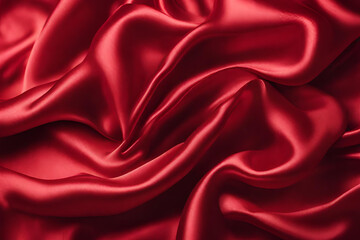 red satin background,
Dark red wrinkled fabric with lights falling into patterns art background,
Red viscose fabric texture. background,