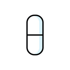 Capsule Icon vector Design template