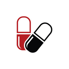 Capsule Icon vector Design template