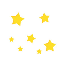 Yellow star vector