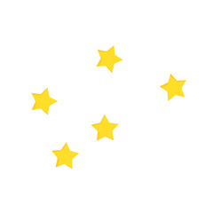 Yellow star vector