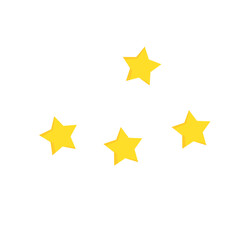 Obraz premium Yellow star vector