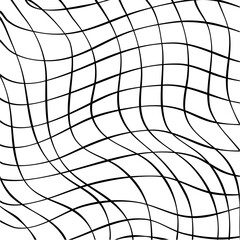 Wave grid line background