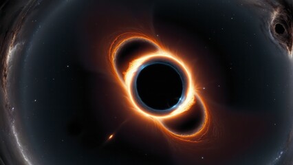 A black hole in space
