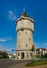 Obraz premium View of Water Castle, emblematic monument of town Drobeta Turnu-Severin, Romania.