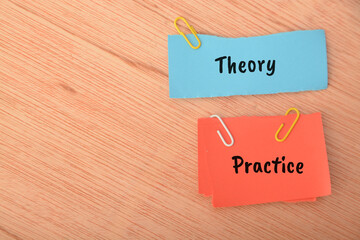 Theory and Practice . Theory informs practice by providing the foundation for decision-making while...