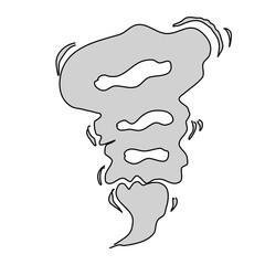 vector smoke vapor cloud