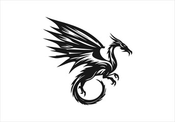 Obraz premium dragon boat, dragons, ferocious, fire, firm, flame, group, heraldic, identity, knight, myth, mythology, red, sport, strong, dragon logo, fire dragon, fir, beastdragon boat, dragons, ferocious, fire, f