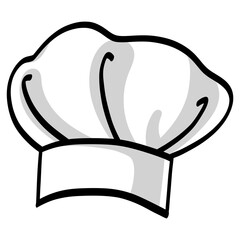 Fototapeta premium Chef Hat Cap Illustration Icon
