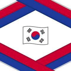 South Korea Flag Abstract Background Design Template. South Korea Independence Day Banner Social Media Post. South Korea Template