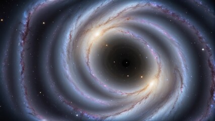 Spiral Galaxy in Space 
