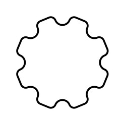 Geometric memphis line shape