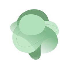 Gradien Abstract banners with flowing liquid shapes