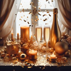 All That Glitters: Champagne & Gilded Decor