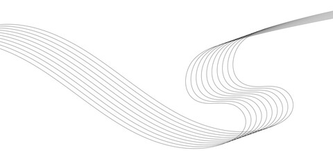 Abstract flowing wave lines. Design element for technology, science, banner, wallpaper business,  modern concept.vector eps 10