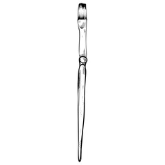 brush drawing equipment handdrawn illustration 