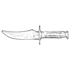 weapons hand drawn illustration