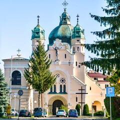 Greek Catholic Church in Jaroslaw, Poland. Built in 1747. The church is famous for the miraculous icon of Our Lady of Yaroslavl.
