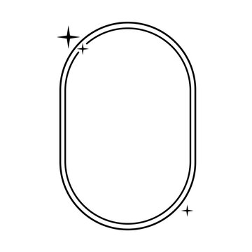 Aesthetic line frame