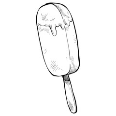 ice cream handdrawn illustration 