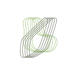 Abstract lines sound wave curve