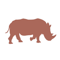 rhino silhouette vector