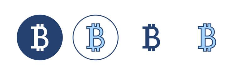 Bitcoin icon vector. bitcoin sign and symbol. payment symbol. cryptocurrency logo